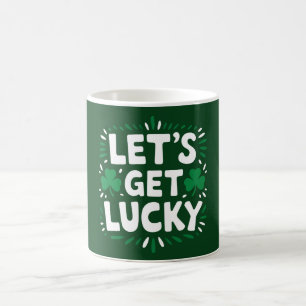 Mug Trouvons la Chance Trèfle Drôle de la Saint-Patric