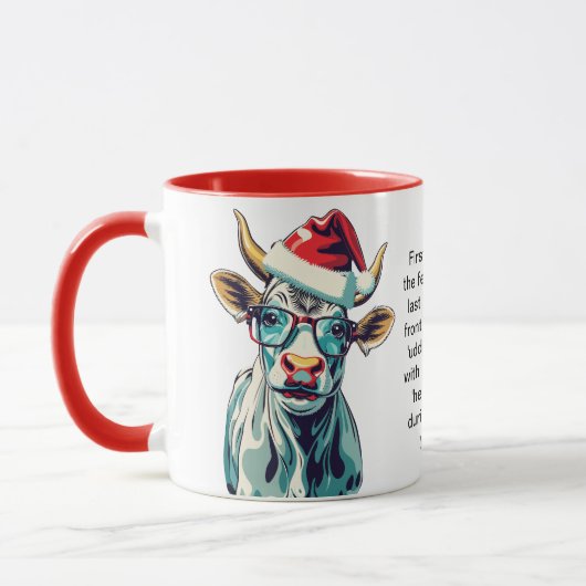 Mug Truc De Vacances Drôle De Vache (Gauche)