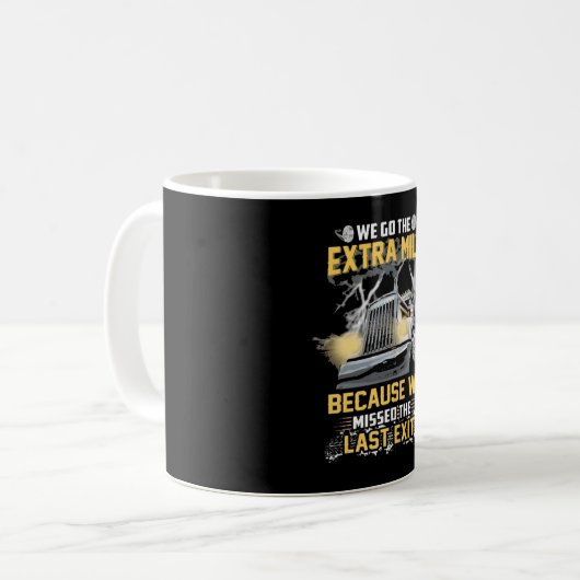 Mug Trucker extra-mile (Devant gauche)