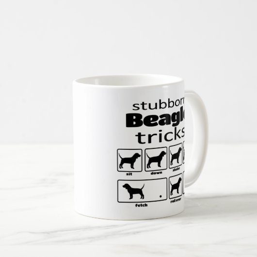 Mug Trucs Beagles têtus (Devant droit)