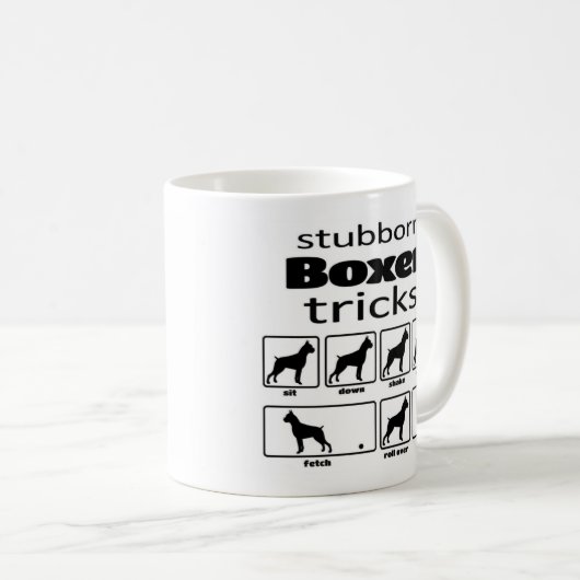 Mug Trucs de boîte têtus (Devant droit)