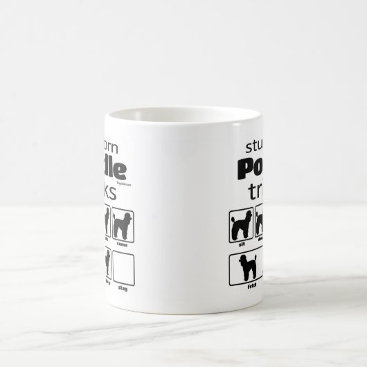 Mug Trucs de caniche têtus (Centre)