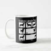 Mug Trucs de chiens de repérage du Labrador à l'état t (Gauche)