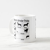 Mug Trucs de chiens de repérage du Labrador têtus (Devant gauche)