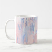 Mug Trucs de peinture bleu et blanc Abstraits (Gauche)