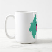 Mug Trucs de pinceau colorés modernes (Gauche)