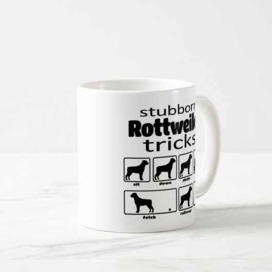 Mug Trucs Rottweiler têtus (Devant droit)