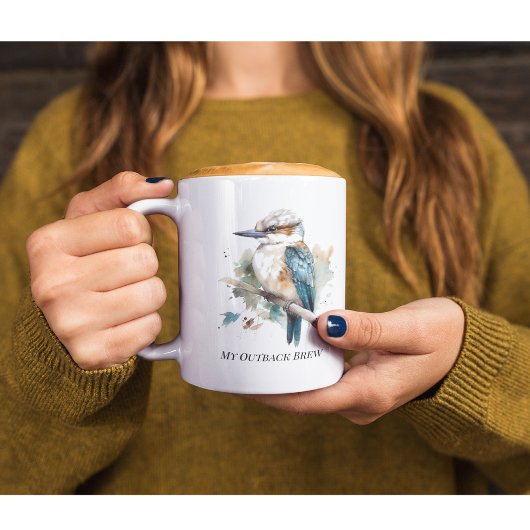 Mug True Blue Kookaburra, custom