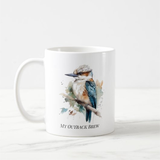 Mug True Blue Kookaburra, custom (Gauche)