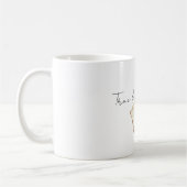 Mug True Love Red Rose Letter Heart (Gauche)
