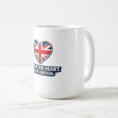 Mug True to the Heart, True to Britain – Union Jack  (Devant droit)