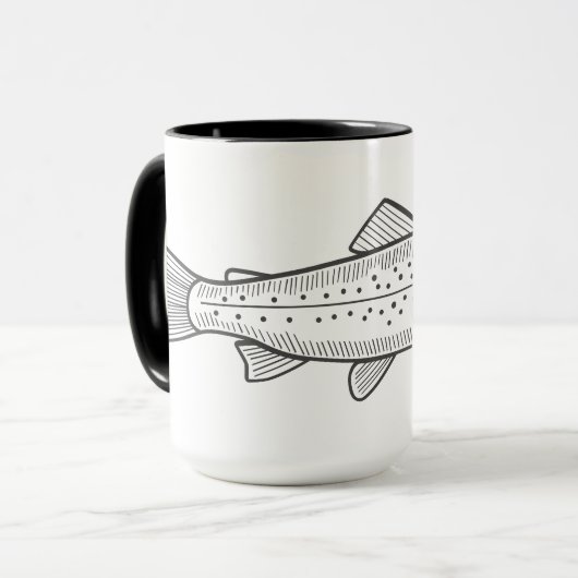 Mug truite (Devant gauche)