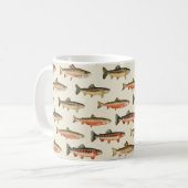 Mug Truite à Gogo Crème Pêche (Devant gauche)