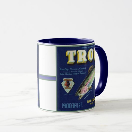 Mug Truite arc-en-ciel (Devant droit)