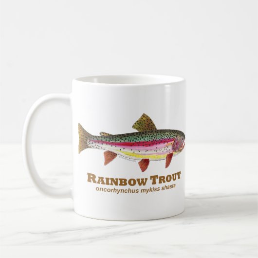 Mug Truite arc-en-ciel latine (Gauche)