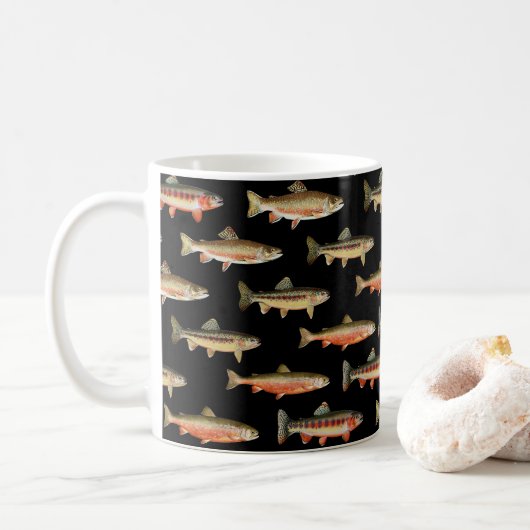 Mug Truite Galore Pêche noire (Avec donut)
