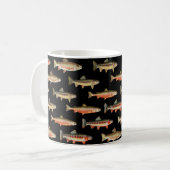 Mug Truite Galore Pêche noire (Devant gauche)