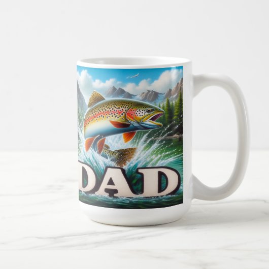 Mug Truite papa (Droite)