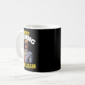 Mug Truite Pêche nouveauté Pêcheur Cadeau (Devant gauche)