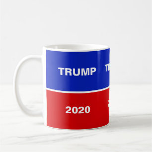 Mug Trump 2020 sur Bleu Rouge et Blanc