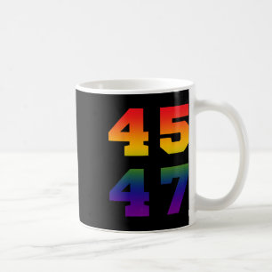 Mug Trump 2024 45 47 Lgbt Pride drapeau Arc-en-ciel 45