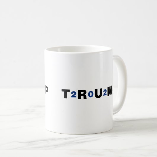 Mug Trump 2024 bleu (Devant droit)
