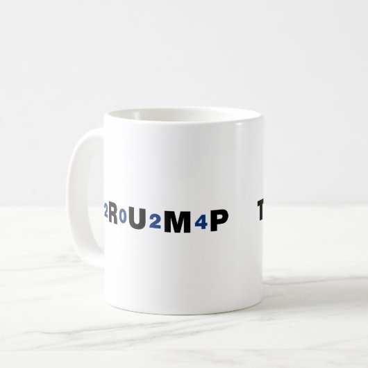 Mug Trump 2024 bleu (Devant gauche)