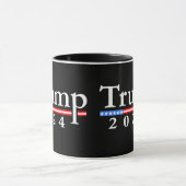 Mug Trump 2024 Classique Noir et Rouge (Centre)