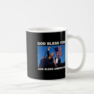Mug Trump 2024 Dieu vous bénisse - Dieu bénisse l'Amér