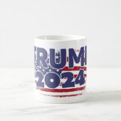 Mug Trump 2024 - Drapeau américain (Centre)