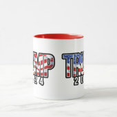 Mug Trump 2024 - Drapeau de la vague (Centre)
