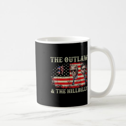 Mug Trump 2024 Drapeau hors-la-loi Hillbilly J.d.vance (Droite)