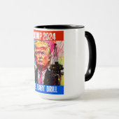 MUG TRUMP 2024 DRILL BABY DRILL (Devant droit)