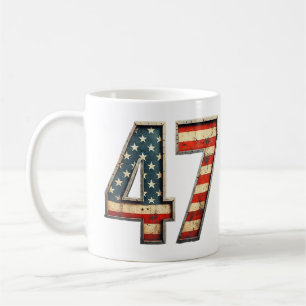 Mug Trump 2024 Élection 47 Victoire Gagne Président 47