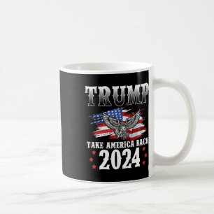 Mug Trump 2024 Faire passer l'Amérique par le drapeau