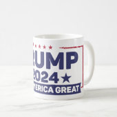 Mug Trump 2024 - Garder l'Amérique grande (Devant droit)