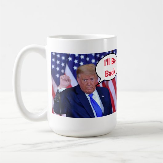 Mug Trump 2024 Je serai de retour (Gauche)