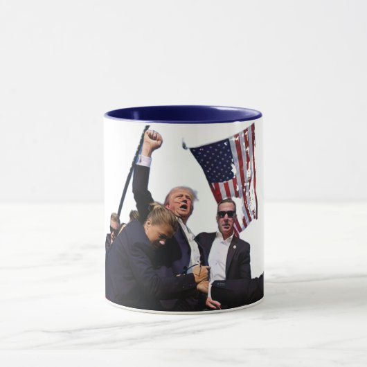 Mug Trump 2024 : Lutte pour l'Amérique (Centre)
