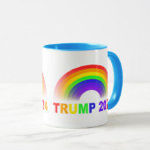 Mug Trump 2024 Rainbow (Devant droit)