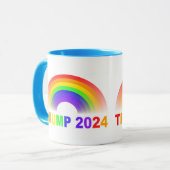 Mug Trump 2024 Rainbow (Devant gauche)