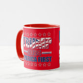 Mug Trump 2024 Sauvez l'Amérique (Devant gauche)