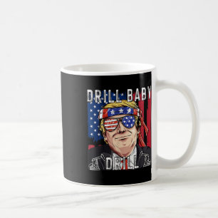 Mug Trump 2024 Supporter Shirts Drill Baby Drill Black