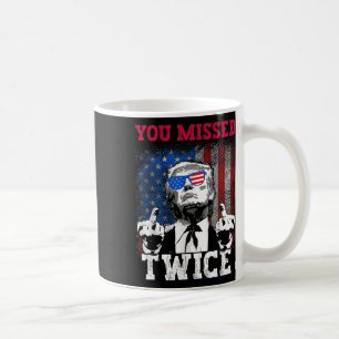 Mug Trump 2025 Drapeau États-Unis Vous avez manqué deu