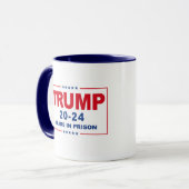 Mug TRUMP 20 - 24 ans de prison - Anti-Trump (Devant gauche)