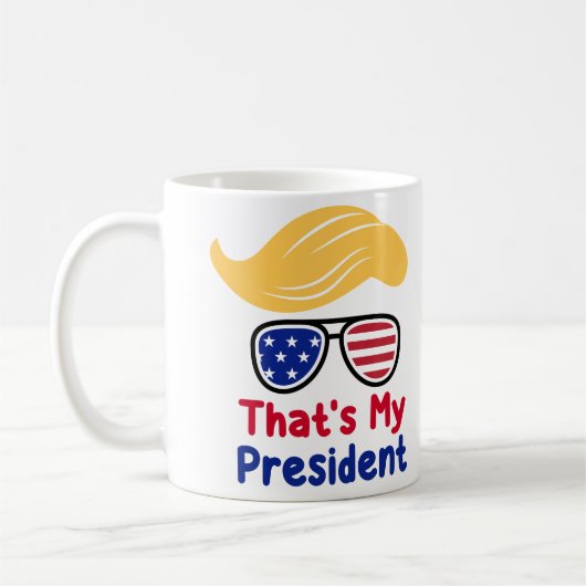 Mug Trump 47 - C'est mon président (Gauche)