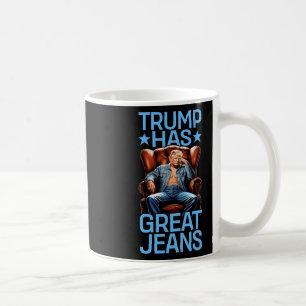 Mug Trump a de super jeans drôle rétro denim mème poli