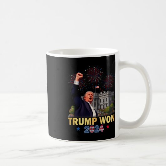 Mug Trump A Remporté Le 47E Président De La Maison Bla (Droite)