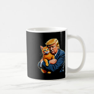 Mug Trump Accroche un chat orange drôle Mème électoral