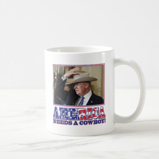MUG TRUMP-AMÉRIQUE-COWBOY (Droite)