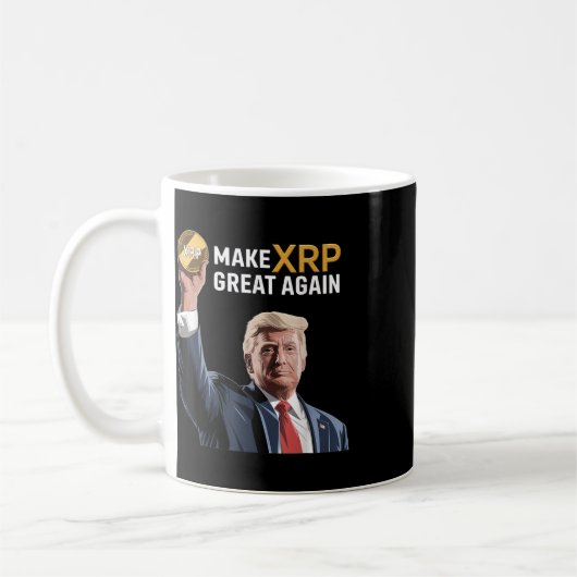 Mug Trump amusant rendre Xrp super à nouveau Xrp Crypt (Gauche)